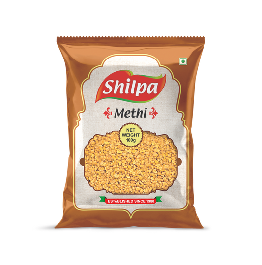 Shilpa Whole Methi (Fenugreek) Seeds 100g Pouch