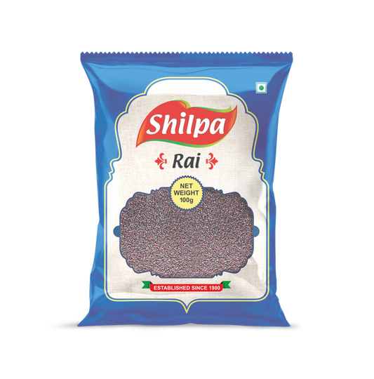 Shilpa Whole Rai (Mustard) Seeds 100g Pouch