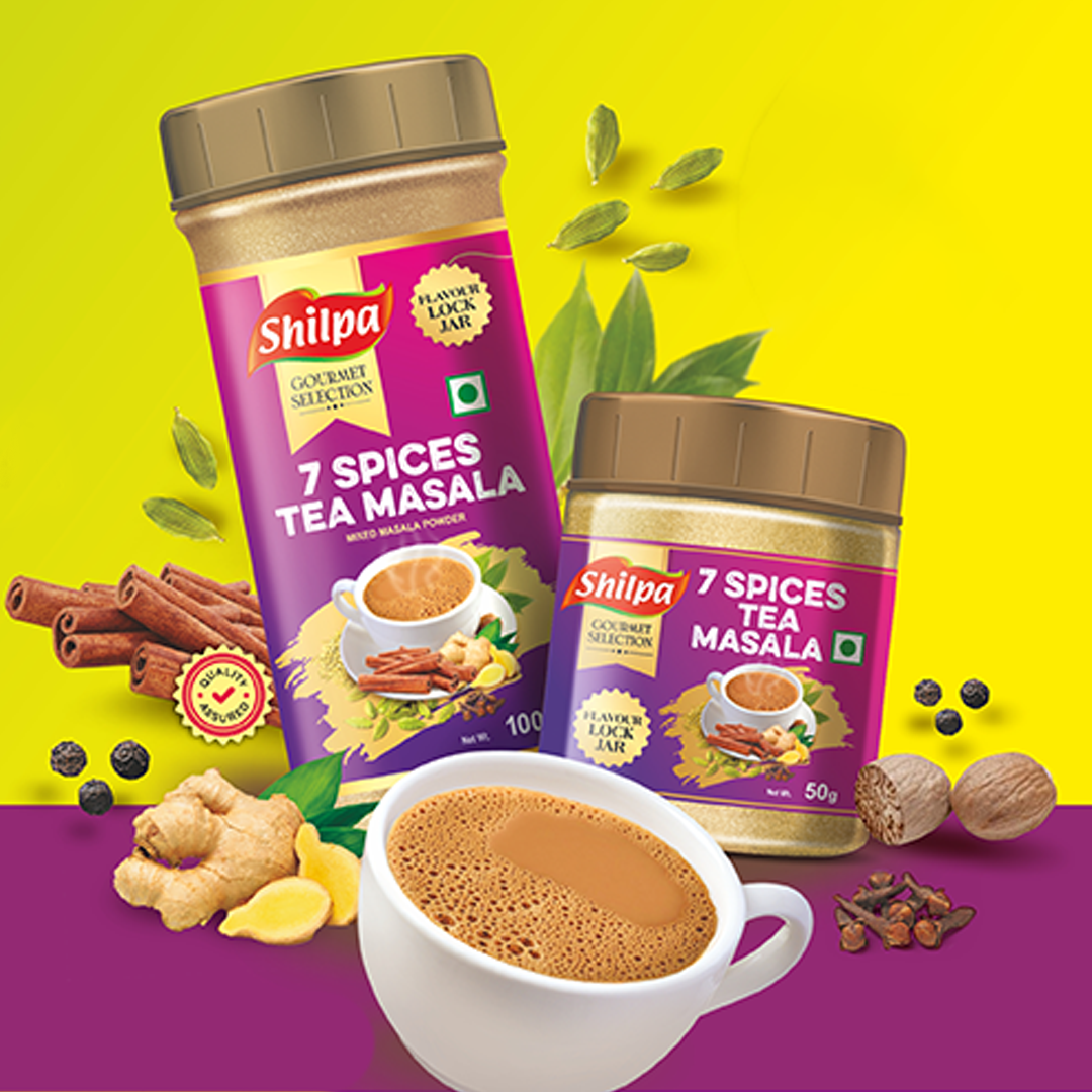 Shilpa 7 Spices Chai Masala, Mixed Masala Powder
