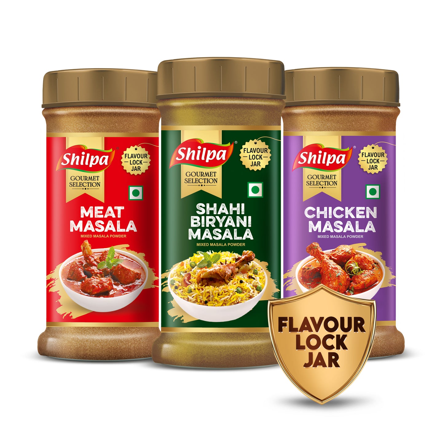 NON VEG LOVERS COMBO Meat Shahi Biryani Chicken – Pack of 3 x 100g | Traditional Indian Flavors for All Types of MeatShahiBiryaniChickenJar