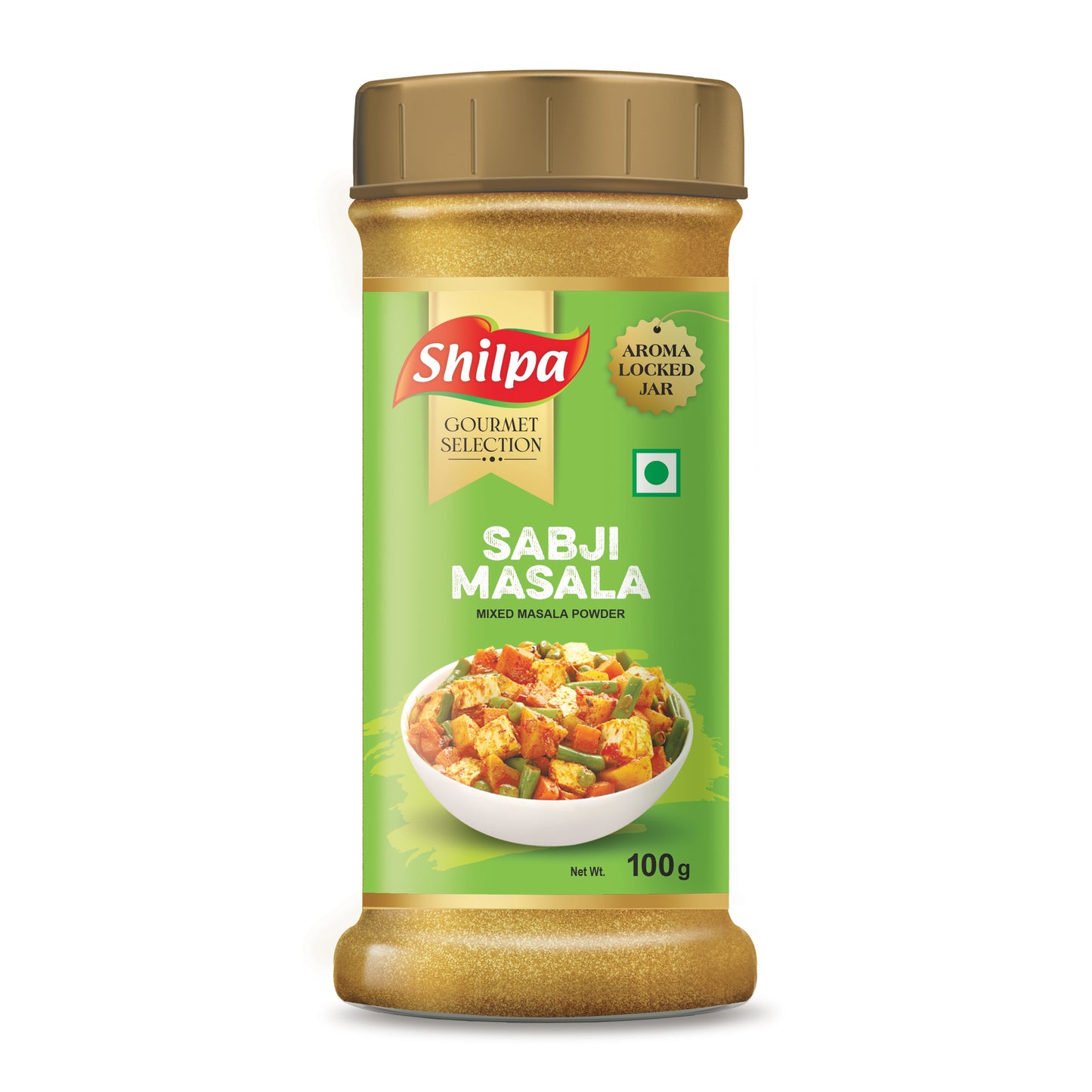 Shilpa Sabji Masala, Mixed Masala Powder 100g Jar