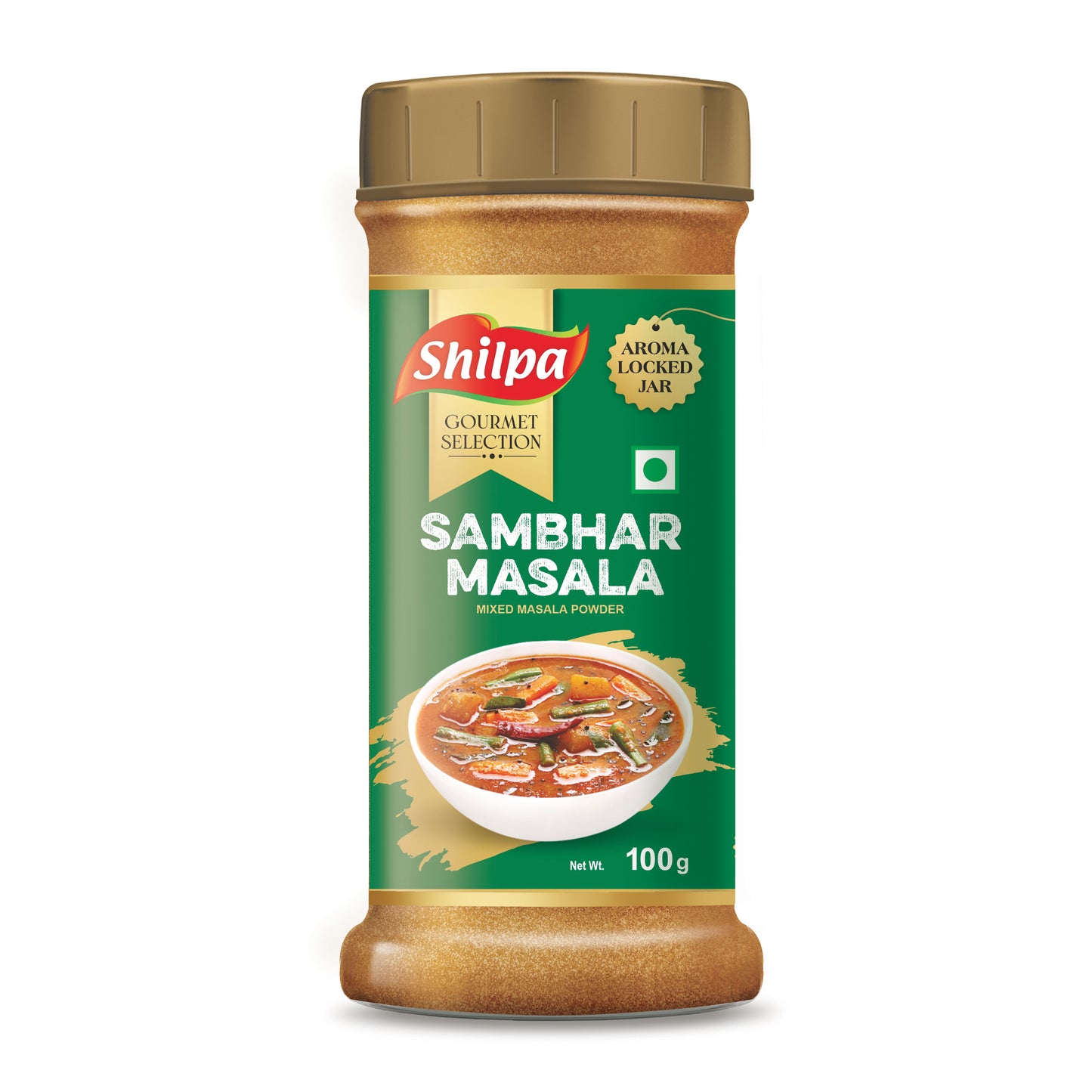 Shilpa Sambhar Masala Powder 100g Jar