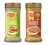 Shilpa Combo Pack of Chat Masala (100g) & Chhole Masala Powder (100g) Jar