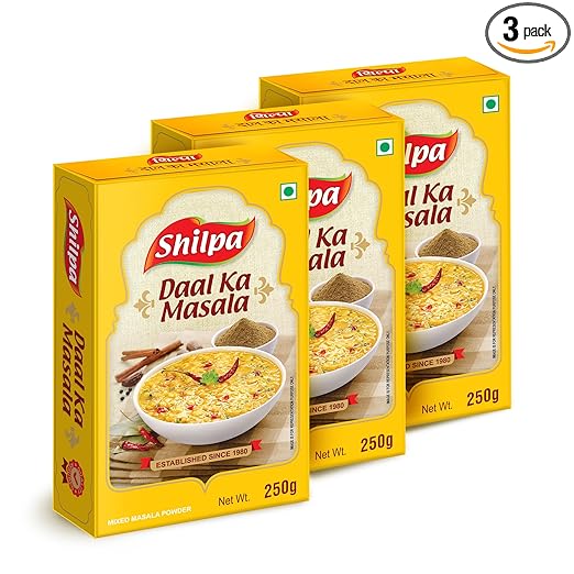 Agra's Famous Daal Ka Masala Box – 250g Pack of 3 | Traditional Indian Lentil Masala | Classic Indian Taste | Bold & Aromatic Dal Masala Blend