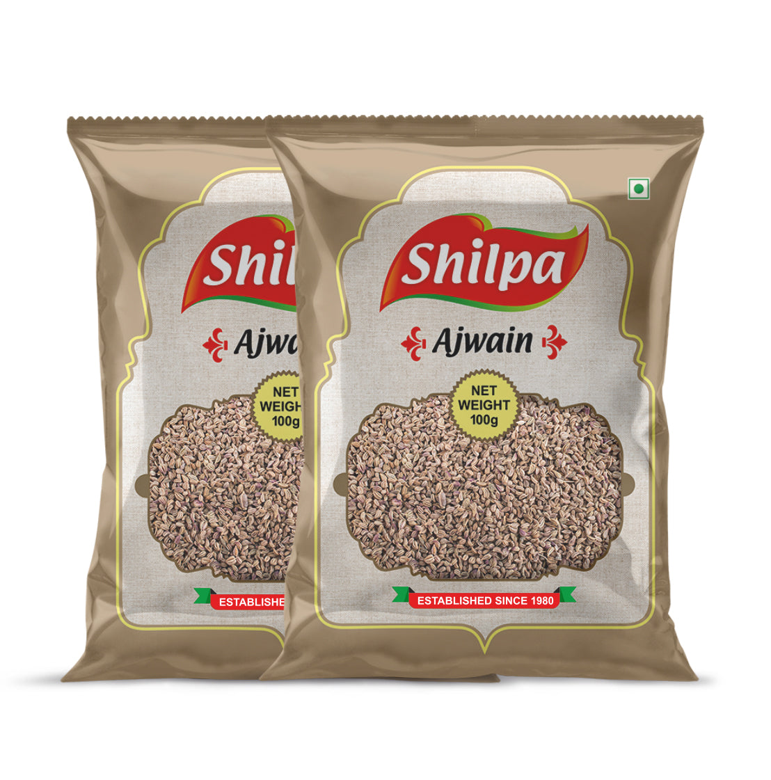 Shilpa Whole Ajwain (Carom) Seeds 100g Pouch