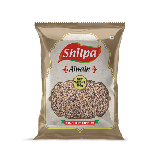 Shilpa Whole Ajwain (Carom) Seeds 100g Pouch