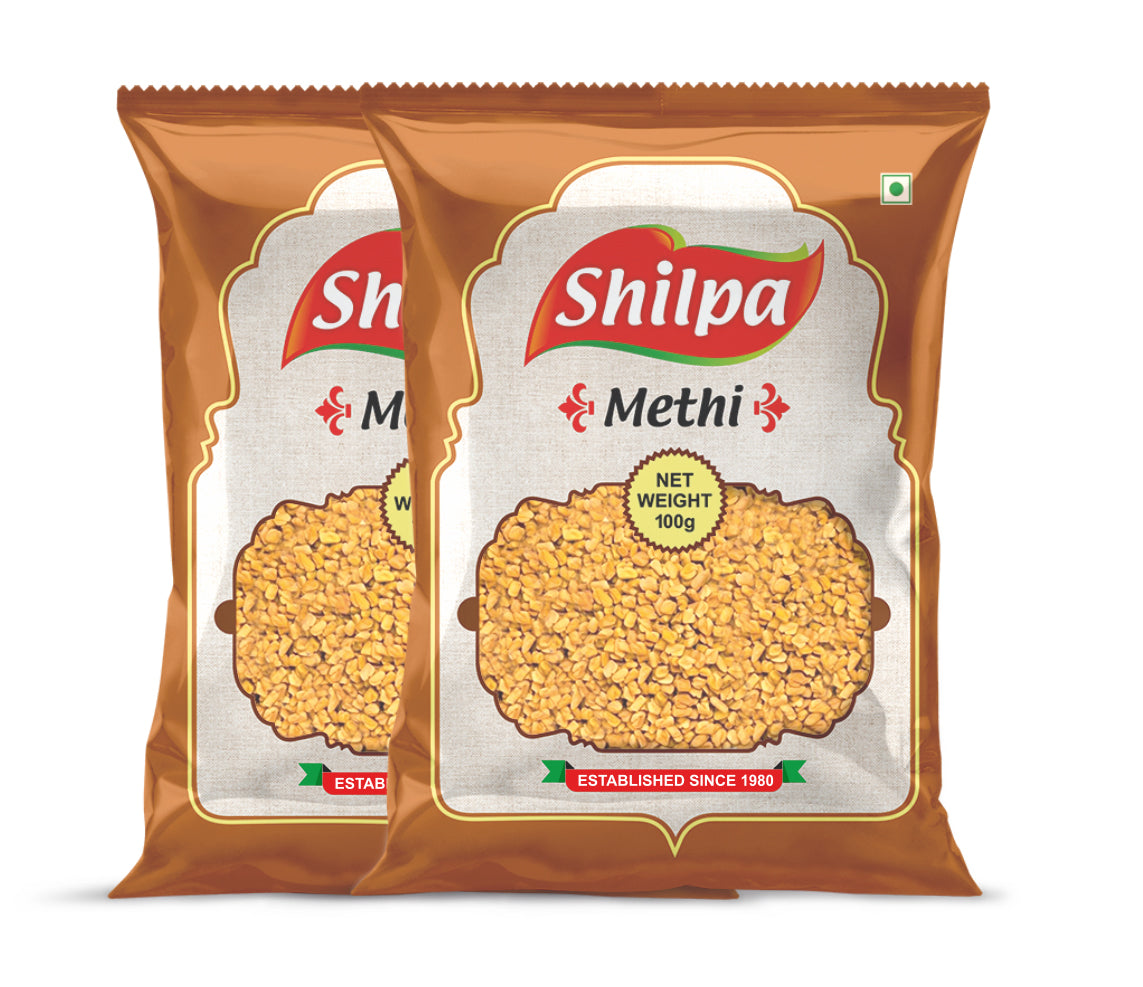 Shilpa Whole Methi (Fenugreek) Seeds 100g Pouch