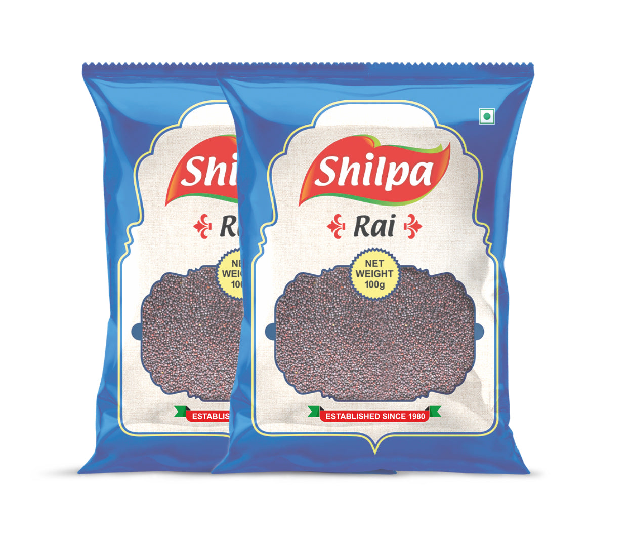 Shilpa Whole Rai (Mustard) Seeds 100g Pouch