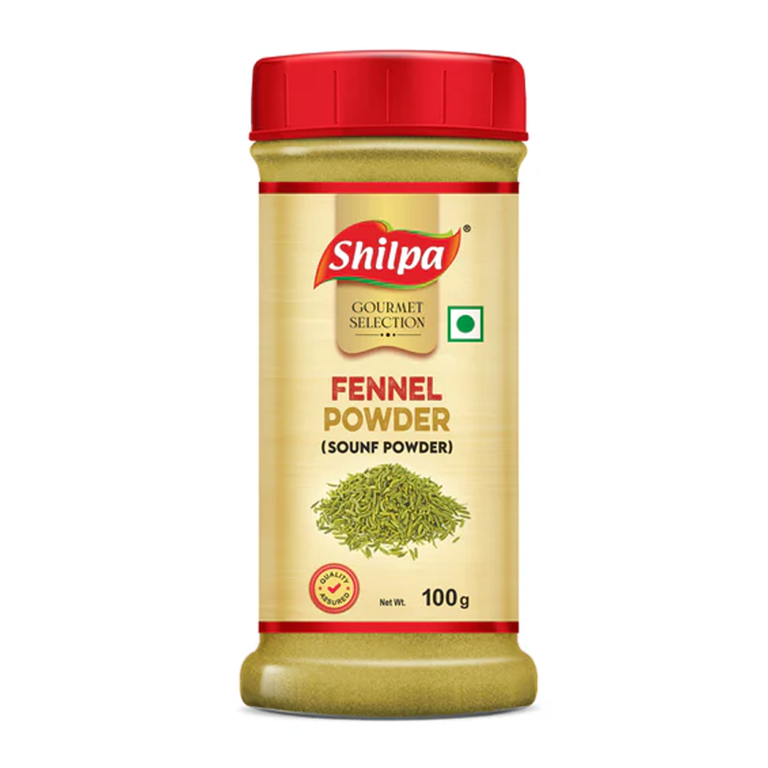 Shilpa Saunf (Fennel) Powder 100g Jar Pack