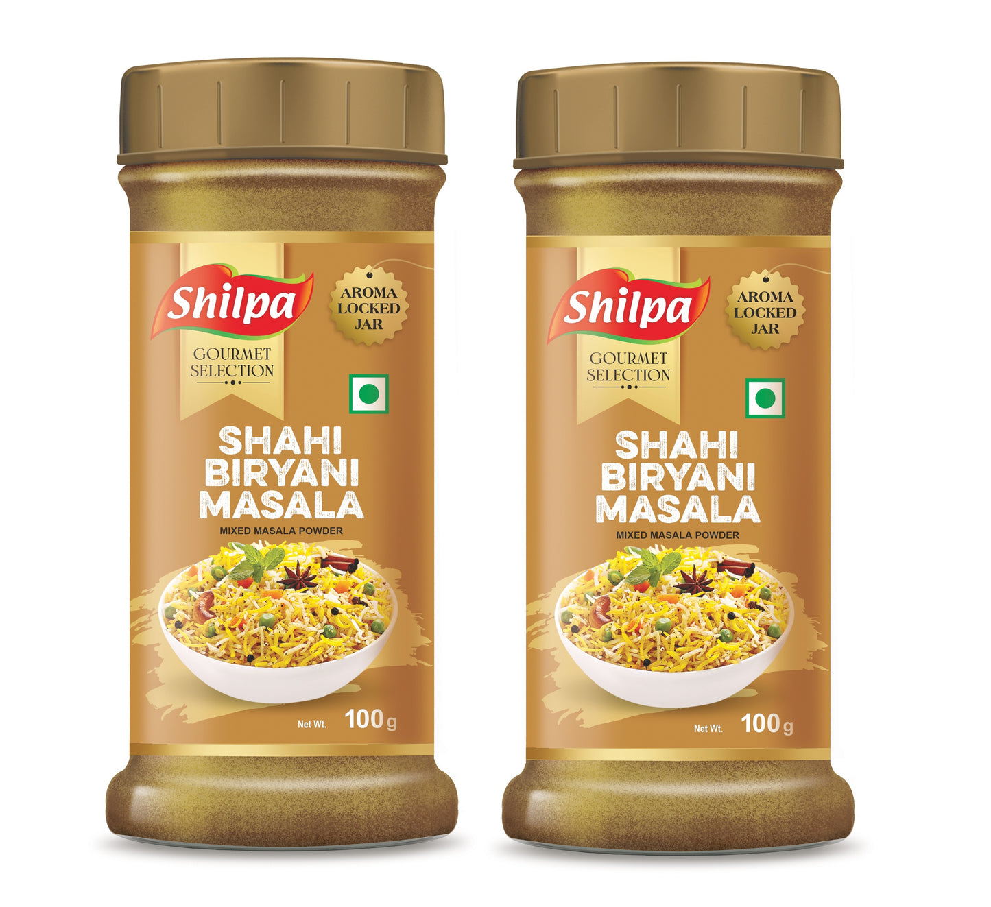 Shilpa Shahi Biryani Masala, Mixed Masala Powder 100g Jar