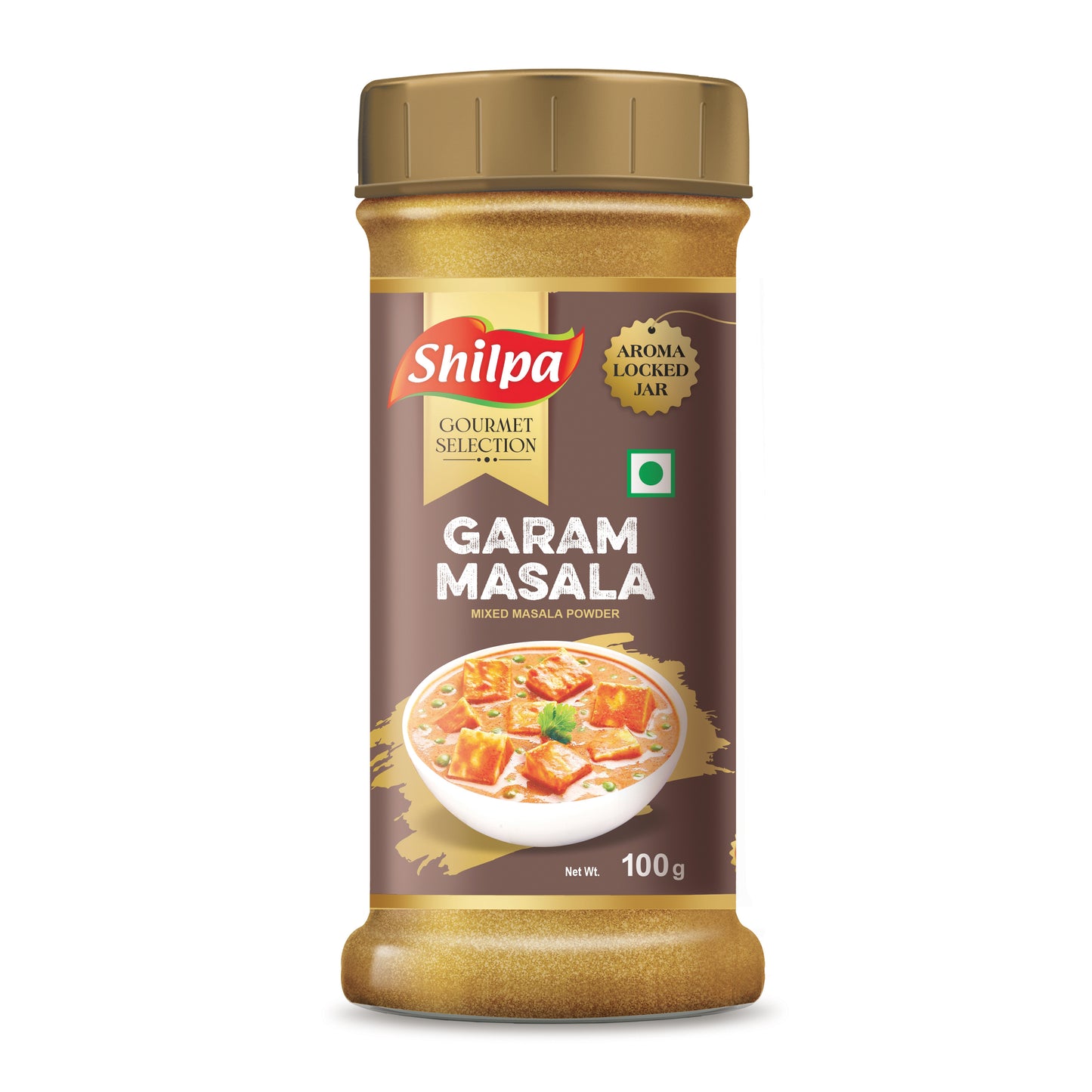 Shilpa Combo Pack of Biryani Masala (100g), Meat Masala (100g) & Garam Masala Powder (100g) Jar