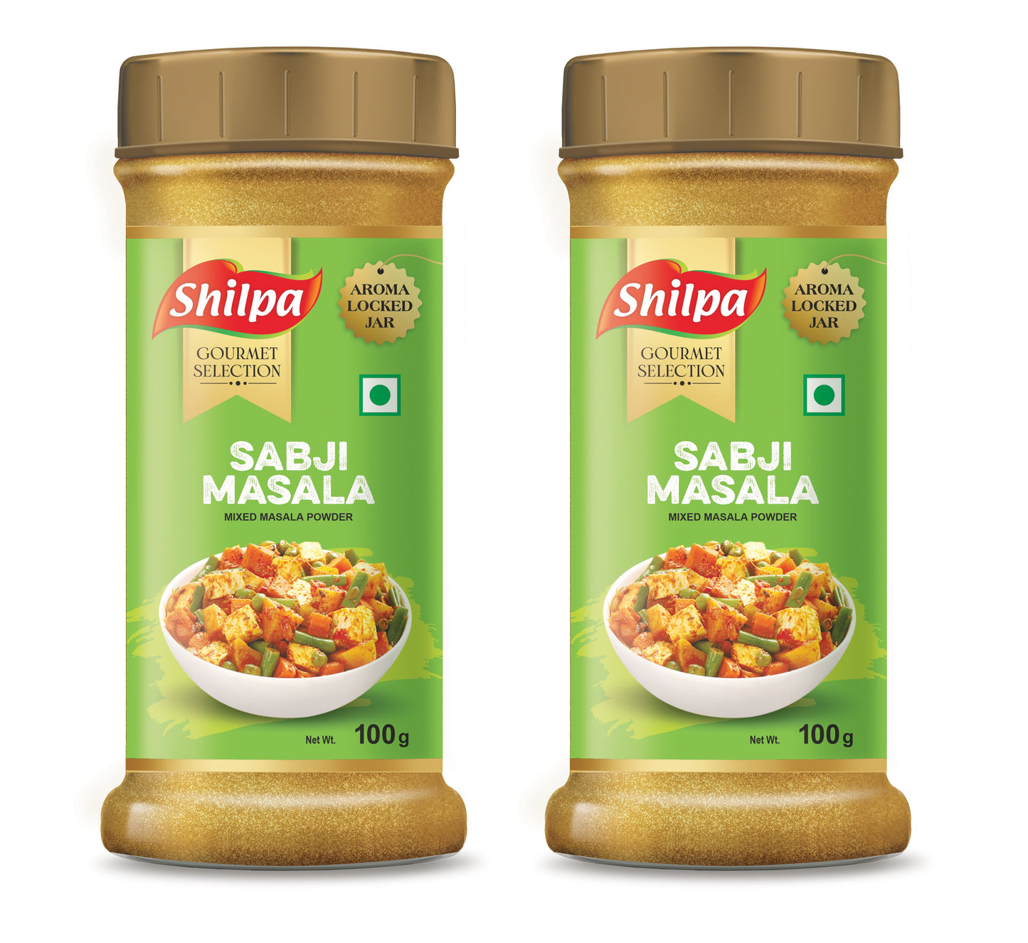 Shilpa Sabji Masala, Mixed Masala Powder 100g Jar